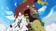 Oars fighting to save Ace (Image via Toei Animation)